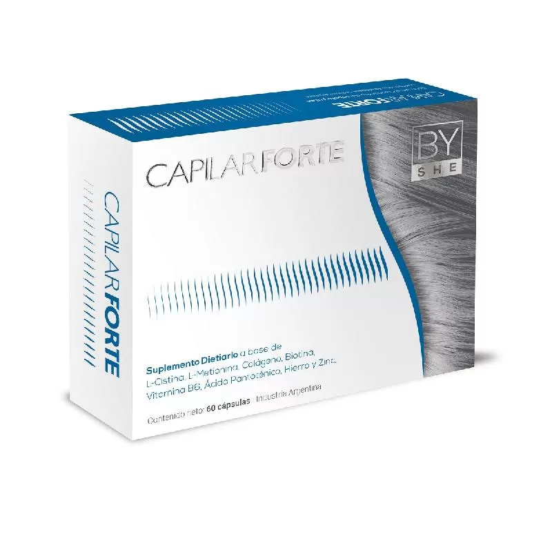 BY DERM CAPILAR FORTE  X 60
caps Amino Vitamina